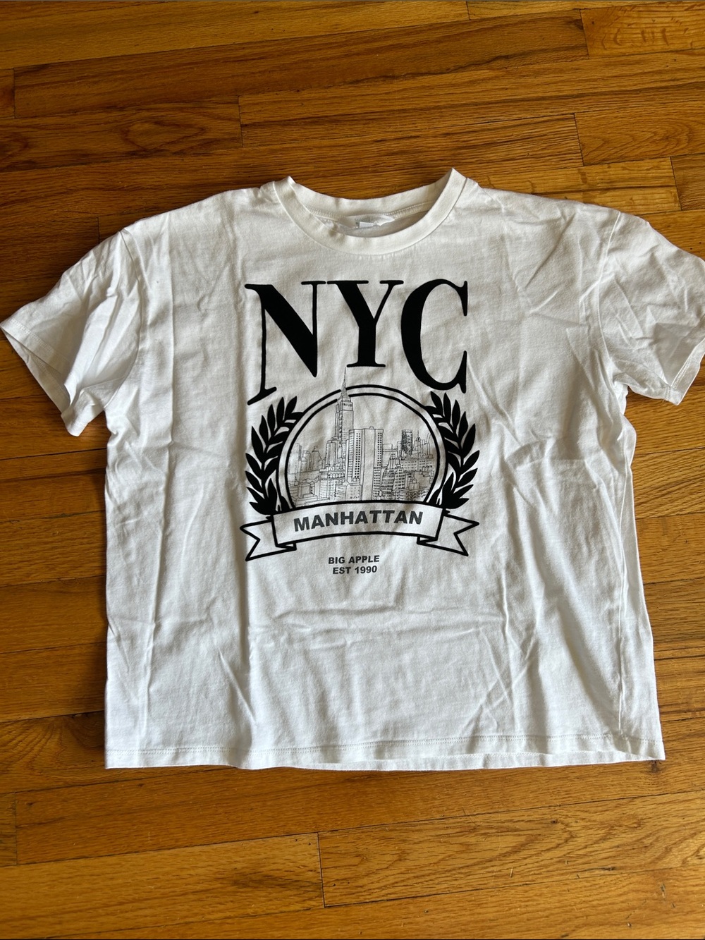 Girls Market & Spruce NYC Manhattan Graphic Tee - White Large